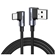 Cabo USB Ugreen Para USB-C 2.0m Nylon 90° Us176 Preto (MP)