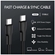 Cabo USB-C Argom Para USB-C 1.8m Dura Flex Fast 65w Preto (MP)