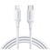 Cabo De Carregamento USB-C Ugreen Para Lightning 1.0m Nylon Us304 Branco (MP)