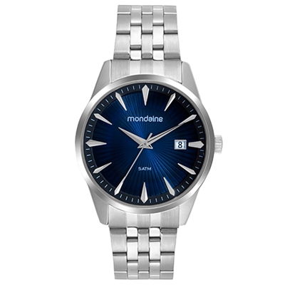 Relógio Mondaine Masculino Prata 32763G0MVNE2