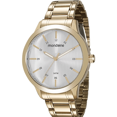 Relógio Mondaine Masculino Dourado 99135GPMVDE2