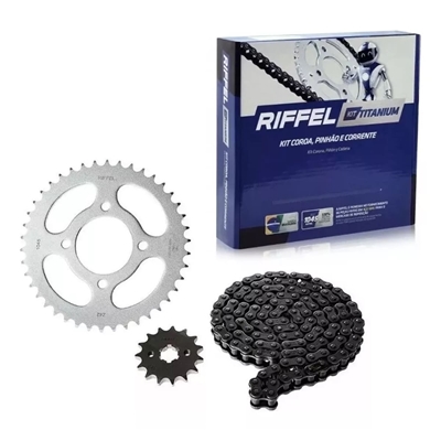 Kit Relação Riffel Titanium Biz 100 1998-2004 (MP)