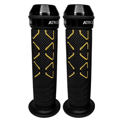 Manopla Esportivo Atrox  Para Moto Pro Layer Amarelo E Preto (MP)