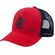 Boné Flamengo Zico Supercap Silk 3D Frontal Bordado Lateral Trucker Vermelho 30348 (MP)