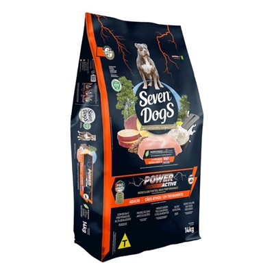 Ração Seven Cão Adultos Power Active 14Kg (MP)