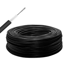 Cabo Condutti Para Cerca Elétrica 5mm 22AWG Preto (MP)