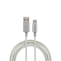 Cabo USB Intelbras Para USB-C 1.5M Nylon EUAC 15NB Branco (MP)