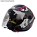 Capacete Norisk Neo Hyena Cinza E Rosa 60 (MP)