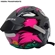 Capacete Norisk Neo Hyena Cinza E Rosa 60 (MP)