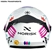 Capacete Norisk Neo Buddy Branco E Rosa 60 (MP)