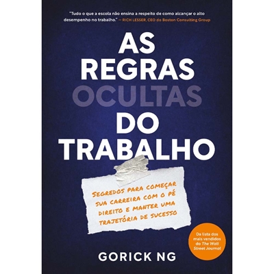 Livro As Regras Ocultas Do Trabalho (MP)