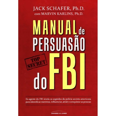 Livro Manual De Persuasão Do FBI (MP)