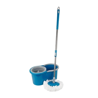 Esfregão Mop Giratório 360° Inox Plástico 12 Litros 123cm (MP)