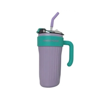 Caneca Térmica Com Canudo Inox IC Esportes E Lazer 860ml (MP)