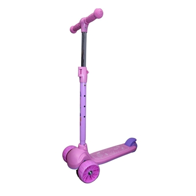 Patinete Rosa Ferro E Plástico Suporta Até 50kg 55x81cm (MP)