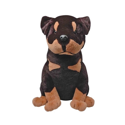 Cachorro De Pelúcia Rottweiller Sentado 55cm (MP)