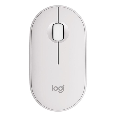 Mouse Logitech Sem Fio M350s Pebble 2 Silent Bluetooth Branco 910-007047 (MP)