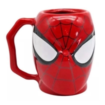 Caneca Zonacriativa 3D Spider Man Vermelho 400ml (MP)