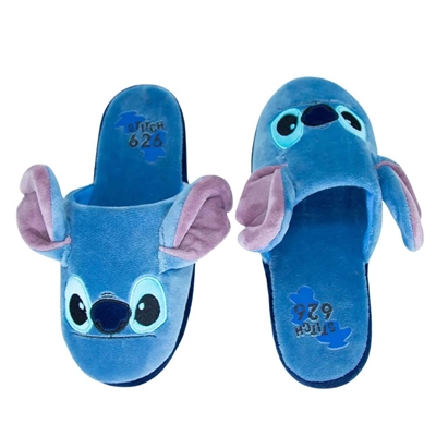 Pantufa Chinelo 42/44 Stitch Zonacriativa Azul (MP)