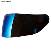 Viseira TEXX Espelhada Wing Azul (MP)