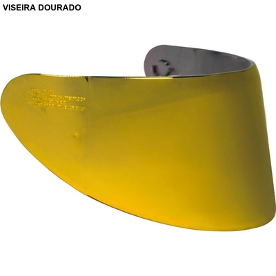 Viseira ASX/AXXIS V18B Motovisão Dourado (MP)