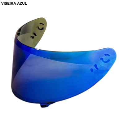 Viseira ASX/AXXIS V18B Revo Motovisão Azul Escuro (MP)