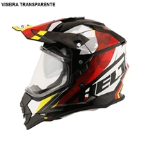 Capacete Helt Cross Vision Glass Drakar 60 (MP)