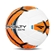 Bola Penalty Society Se7e Ultra Fusion XXIV Branco Laranja (MP)