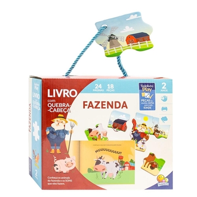 Livro Todolivro Com Quebra Cabeça Fazenda 68924 (MP)