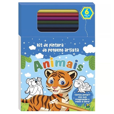 Livro Todolivro Kit Pintura Do Pequeno Artista: Animais 61482 (MP)