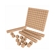 Material Paper Toy Dourado Madeira 111PCS EDCM019 (MP)