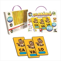 Jogo Silabário Seemear 100 Peças Animais SM09 (MP)