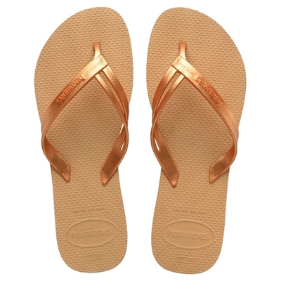 Sandália Havaianas Elegance Dourado 35/36 (MP)