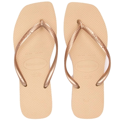 Sandália Havaianas Sli Square Areia 37/38 (MP)