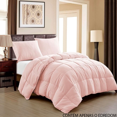 Edredom Queen Rozac Plumage 240x260cm Rosa (MP)