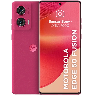 Smartphone Motorola Edge 50 Fusion 5G Rosa 256GB Tela 6.7" Câmera 50MP 8+8GB RAM Boost