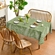 Toalha de Mesa Horaldaily Spring Retangular 60x120 Verde (BI)