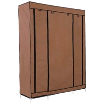 Guarda-Roupa Desmontável Portátil Casita Em Ferro Suporta Até 25kg 130x45x175cm (MP)