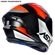 Capacete ASX Draken Striker Fosco Preto Grafite Vermelho 60 (MP)