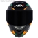 Capacete ASX Eagle Fast Brilho Preto Verde Grafite 60 (MP)