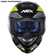 Capacete ASX Eagle Fast Fosco Preto Amarelo Cinza 60 (MP)