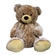 Pelúcia Fizzy Urso Sentado Com Laço Marrom E Branco 75cm F1649 (MP)