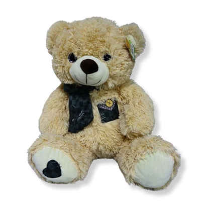 Pelúcia Fizzy Urso Creme Com Cachecol Verde Te Amo 45cm FE7246 (MP)