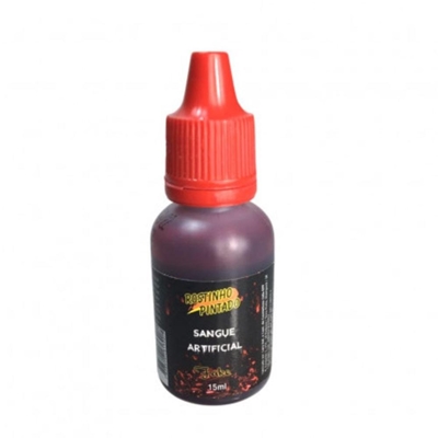 Sangue Artificial Rostinho Pintado Vermelho 15ml 7406 (MP)