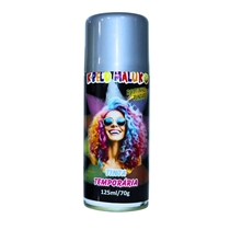 Tinta Temporária Rostinho Pintado Spray Prata 125ml Kbelo Maluko 8512 (MP)