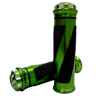 Manopla Spencer Para Moto Esportiva Espiral Verde (MP)