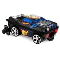 Mochila De Rodinha Maxtoy 3D Hotwheels Night Shifter Preto (MP)