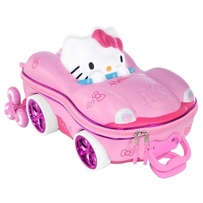 Mochila De Rodinha Maxtoy Hello Kitty Carro (MP)