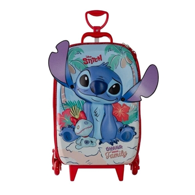 Mochila De Rodinha Maxtoy Stitch Praia 3857AM24 (MP)