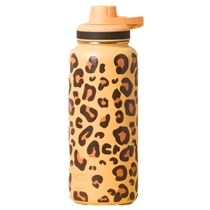 Garrafa Térmica Pacco Hydra V2 950ml Leopard Amarelo (MP)